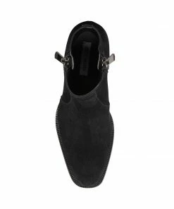 SteveMadden NOLE BLACK SUEDE MEN'S