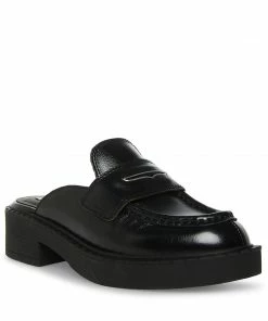STEVEMADDEN OLIVER BLACK LEATHER