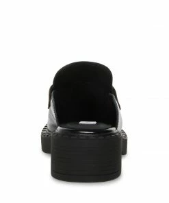 STEVEMADDEN OLIVER BLACK LEATHER