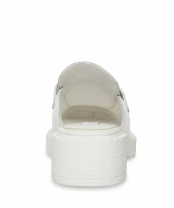 STEVEMADDEN NEW & NOW OLIVER WHITE LEATHER