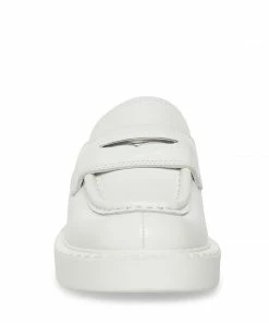 STEVEMADDEN NEW & NOW OLIVER WHITE LEATHER