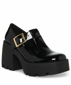 STEVEMADDEN PALOMA BLACK PATENT NEW & NOW