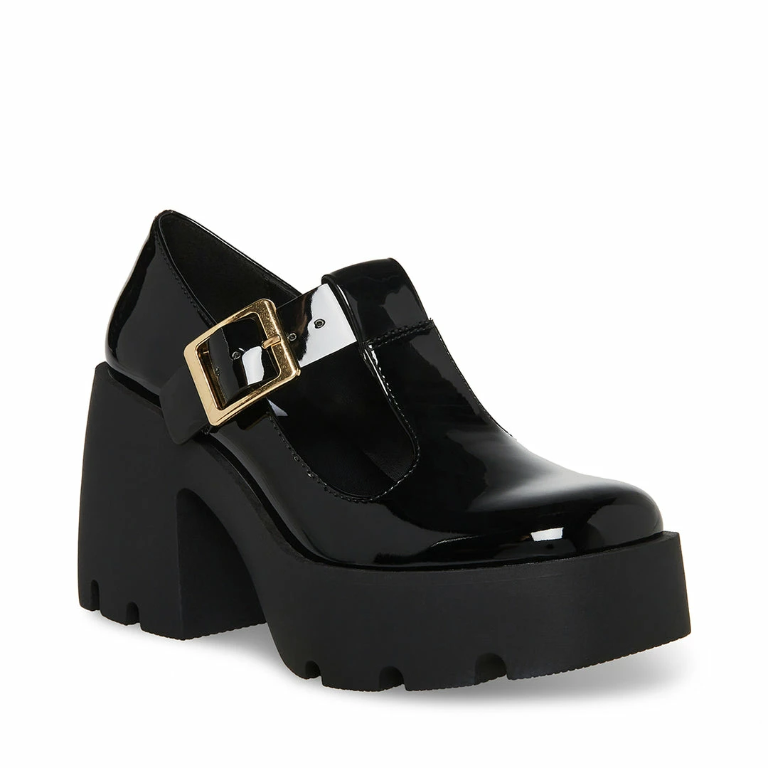 STEVEMADDEN PALOMA BLACK PATENT NEW & NOW