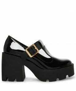 STEVEMADDEN PALOMA BLACK PATENT NEW & NOW