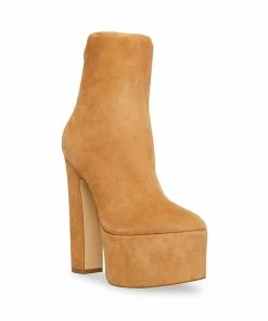 STEVEMADDEN PASSION CAMEL SUEDE NEW & NOW