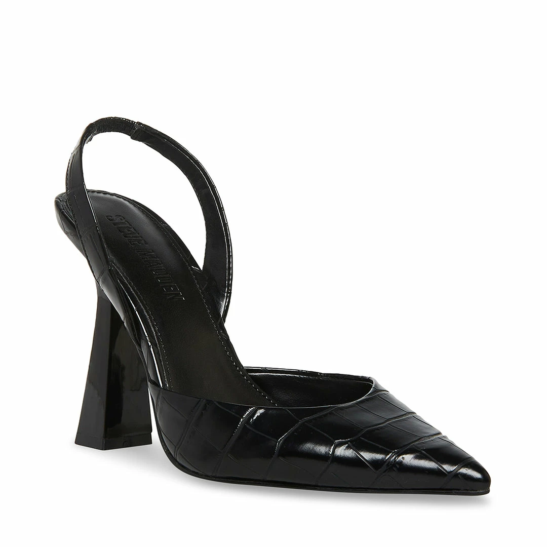 STEVEMADDEN NEW & NOW PAULA BLACK CROCODILE