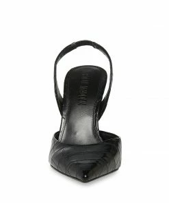 STEVEMADDEN NEW & NOW PAULA BLACK CROCODILE