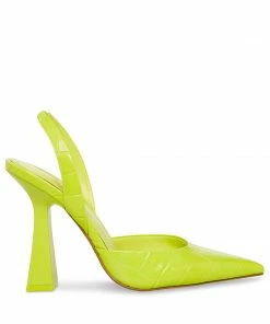 STEVEMADDEN PAULA YELLOW CROCODILE