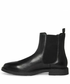 STEVEMADDEN MEN'S PEDRO BLACK LEATHER