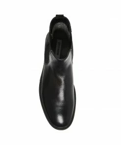 STEVEMADDEN MEN'S PEDRO BLACK LEATHER