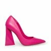 STEVEMADDEN PICKEE PINK LEATHER WOMEN’S SHOES