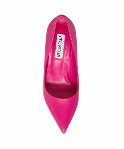 STEVEMADDEN PICKEE PINK LEATHER WOMEN’S SHOES
