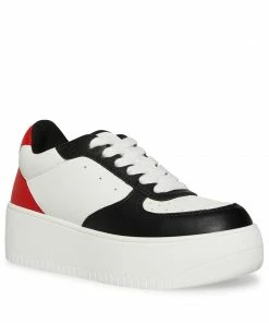 STEVEMADDEN NEW & NOW ROCKET BLACK/RED