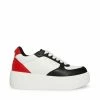 STEVEMADDEN NEW & NOW ROCKET BLACK/RED