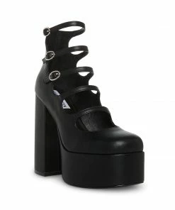 STEVEMADDEN ROSARIO BLACK NEW & NOW