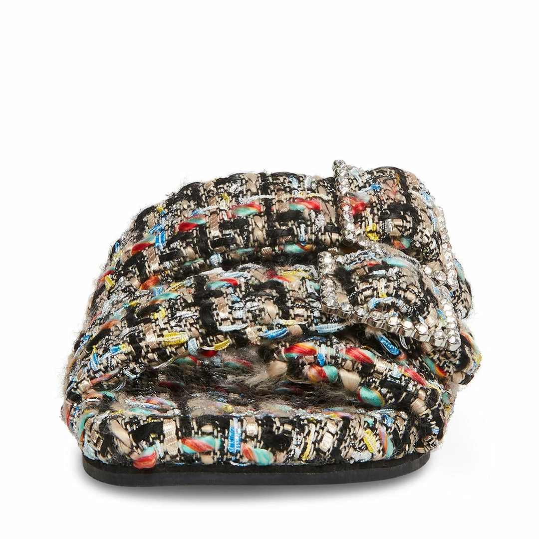 SteveMadden WOMEN’S SHOES SANDSTORM BLACK MULTI