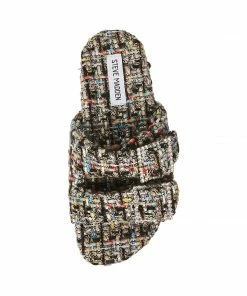 SteveMadden WOMEN’S SHOES SANDSTORM BLACK MULTI
