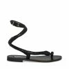 STEVEMADDEN SCALES BLACK SNAKE WOMEN’S SHOES