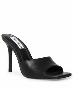 SteveMadden SIGNAL BLACK LEATHER