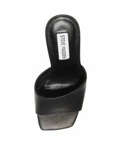 SteveMadden SIGNAL BLACK LEATHER