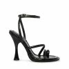 STEVEMADDEN TALIA BLACK SNAKE