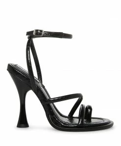 STEVEMADDEN TALIA BLACK SNAKE