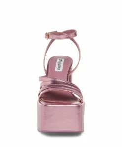STEVEMADDEN THORNE PINK METALLIC NEW & NOW