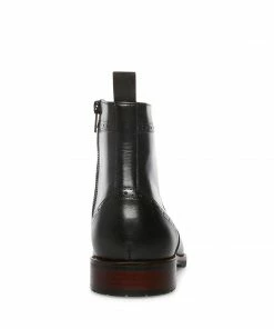SteveMadden Shop All TILMAN BLACK LEATHER