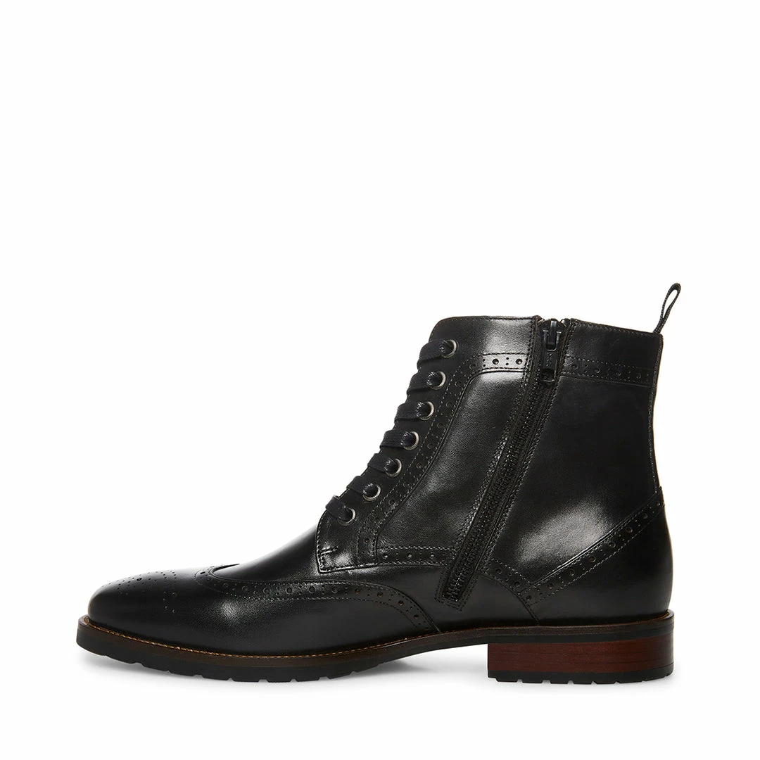 SteveMadden Shop All TILMAN BLACK LEATHER