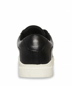STEVEMADDEN TILTON BLACK LEATHER