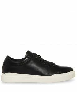 STEVEMADDEN TILTON BLACK LEATHER