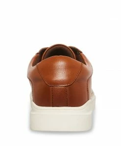 STEVEMADDEN TILTON COGNAC LEATHER MEN'S