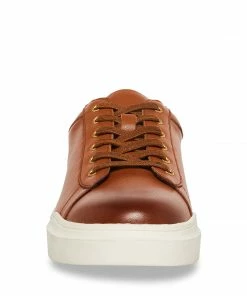 STEVEMADDEN TILTON COGNAC LEATHER MEN'S