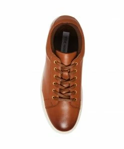 STEVEMADDEN TILTON COGNAC LEATHER MEN'S