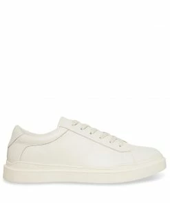 STEVEMADDEN MEN'S TILTON WHITE LEATHER