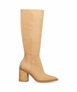 SteveMadden WOMEN’S SHOES TOVE TAN NUBUCK