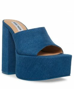 STEVEMADDEN NEW & NOW TRIXIE DENIM FABRIC