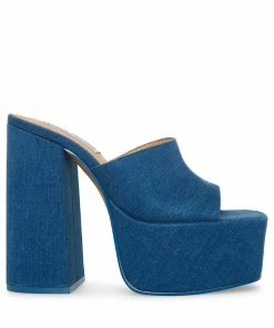 STEVEMADDEN NEW & NOW TRIXIE DENIM FABRIC