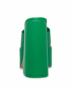 SteveMadden Shop All TRIXIE GREEN LEATHER