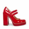 SteveMadden WOMEN’S SHOES TWICE RED PATENT
