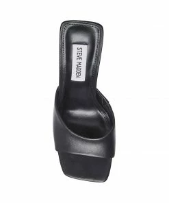 SteveMadden TWISTS BLACK LEATHER