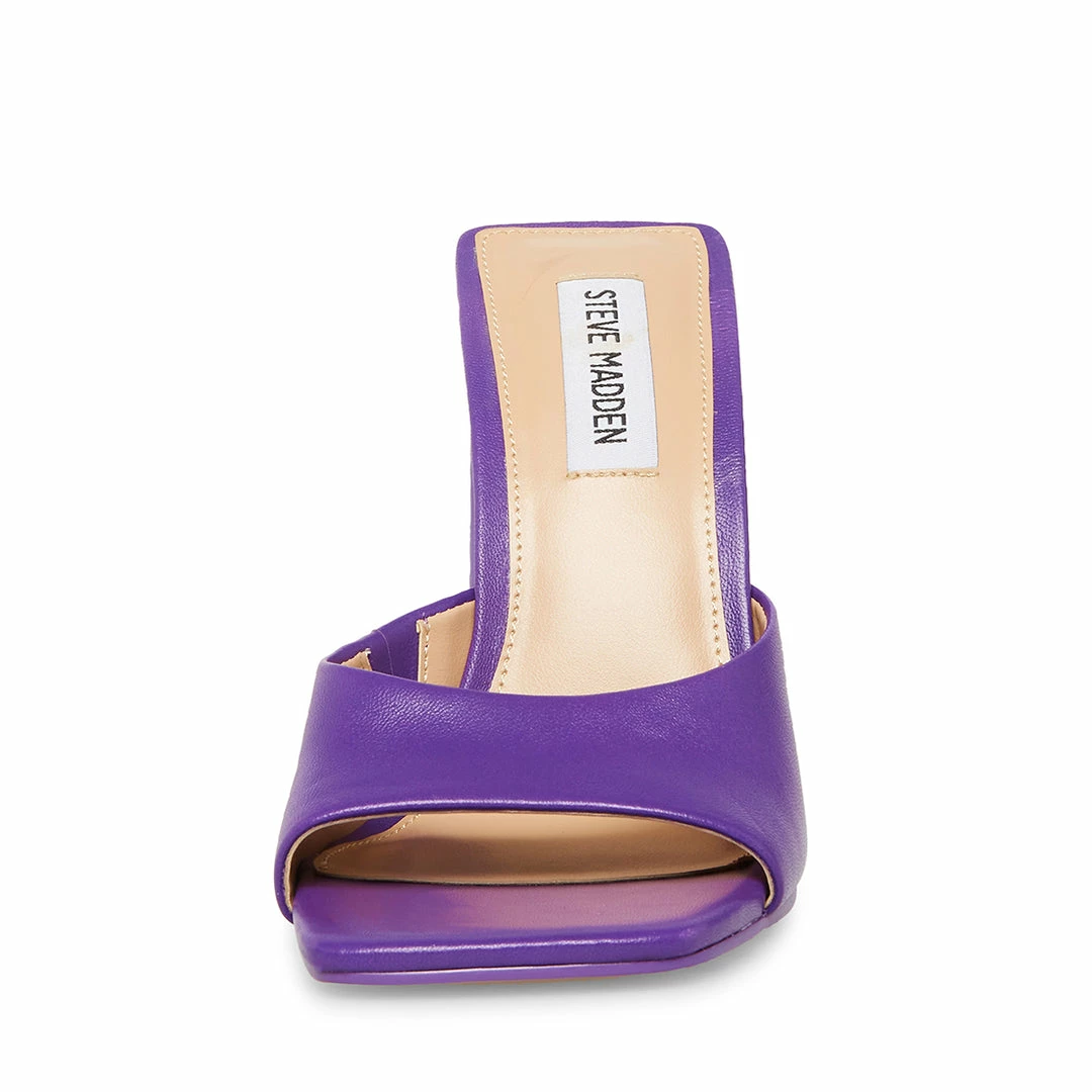 STEVEMADDEN TWISTS PURPLE LEATHER