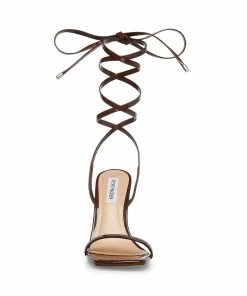 SteveMadden UPLIFT BROWN PATENT WOMEN’S SHOES