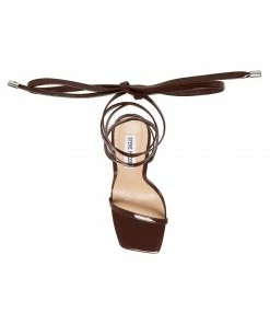 SteveMadden UPLIFT BROWN PATENT WOMEN’S SHOES