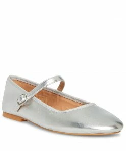 STEVEMADDEN VIOLETTE SILVER METALLIC NEW & NOW