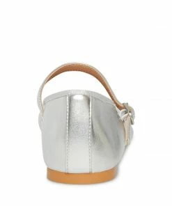 STEVEMADDEN VIOLETTE SILVER METALLIC NEW & NOW