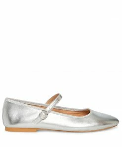 STEVEMADDEN VIOLETTE SILVER METALLIC NEW & NOW