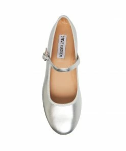 STEVEMADDEN VIOLETTE SILVER METALLIC NEW & NOW