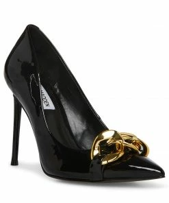 STEVEMADDEN VITALITY BLACK PATENT NEW & NOW