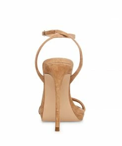 SteveMadden WAFER CAMEL SUEDE WOMEN’S SHOES